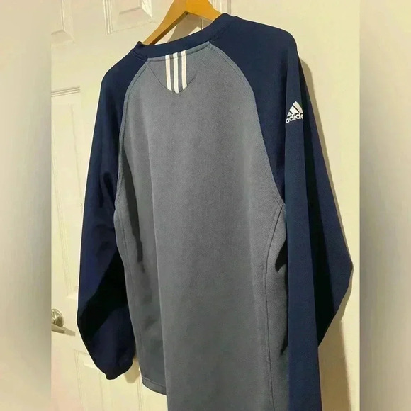 Adidas Ravens XL pullover sweatshirt gray/ navy - Picture 4 of 12